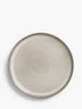 John Lewis Reactive Glaze Stoneware Side Plate, 20.6cm, Natural