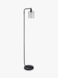 Bay Lighting Romo Floor Lamp, Clear/Black