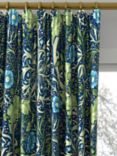 Morris & Co. Seaweed Made to Measure Curtains or Roman Blind, Cobalt/Thyme