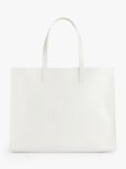 Ted Baker Allicon Croc Large Icon Shopper Bag, White