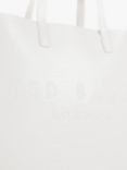 Ted Baker Allicon Croc Large Icon Shopper Bag, White