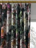 Designers Guild Fleur de Nuit Made to Measure Curtains or Roman Blind, Noir