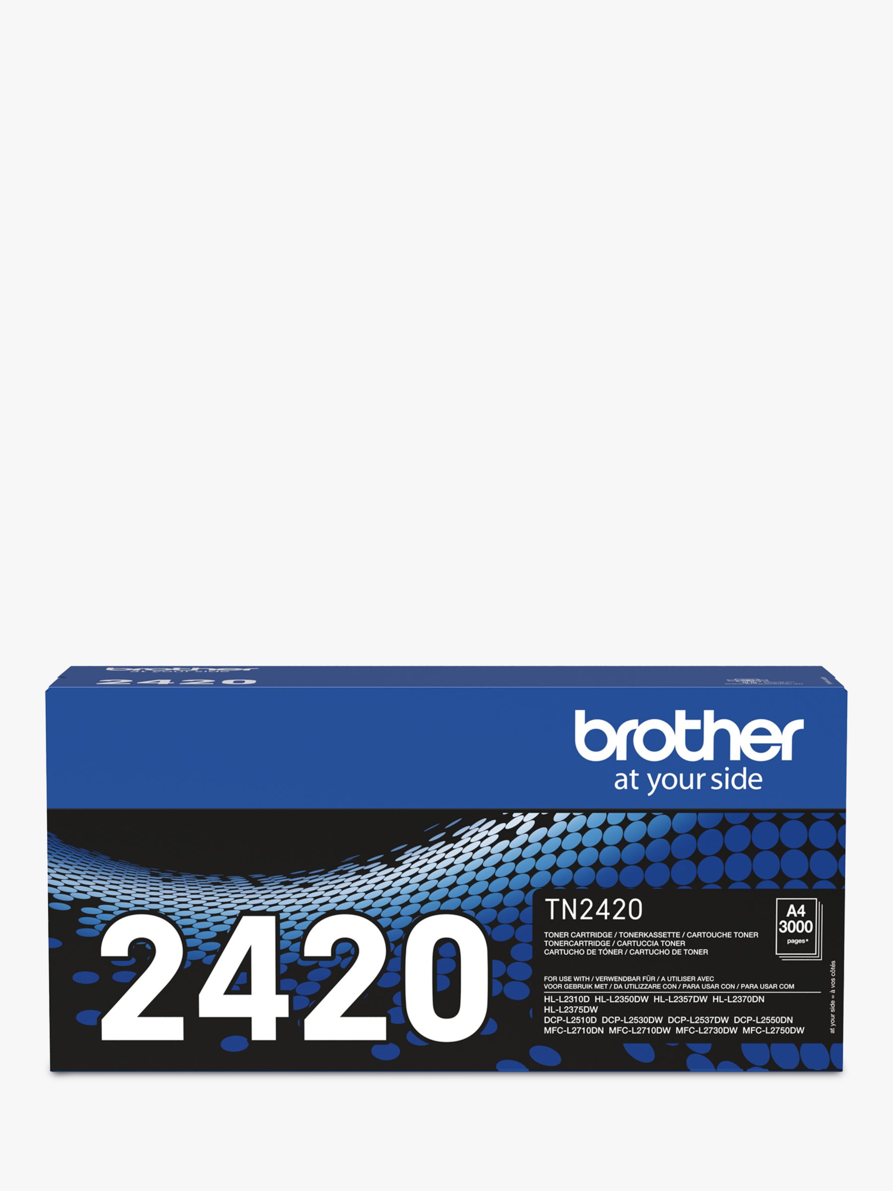 UDERUI Applicable for Brother TN2410 2420 Toner Cartridge Separate Type  Toner Cartridge Applicable to Printer Model L2750DW L2730DW L2510D Black
