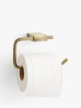 John Lewis Opus Swing Toilet Roll Holder, Brass