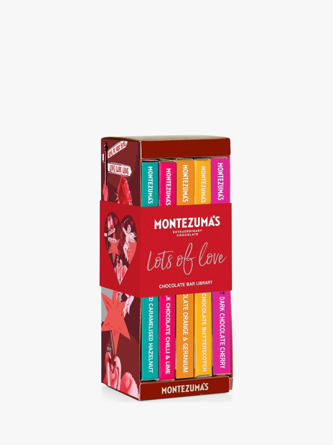 Montezuma's Lots of Love Bar Chocolate Library, 450g