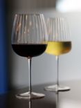 Luigi Bormioli Optica Fluted Red Wine Glass, Set of 4, 700ml, Clear