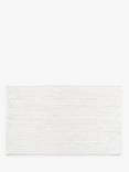 John Lewis ANYDAY Recycled Polyester Quick Dry Bobble Bath Mat, White