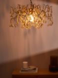 John Lewis Victoria Chandelier Ceiling Light, Aged Gold Effect