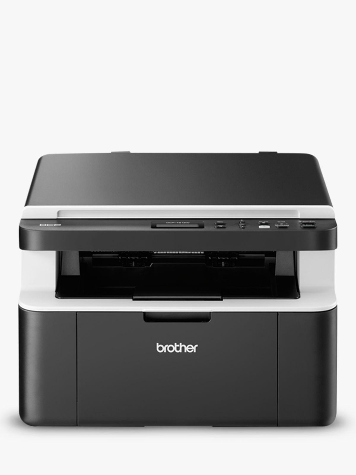 Brother DCP-1612W Wireless All-In-One Mono Laser Printer with Toners, Black