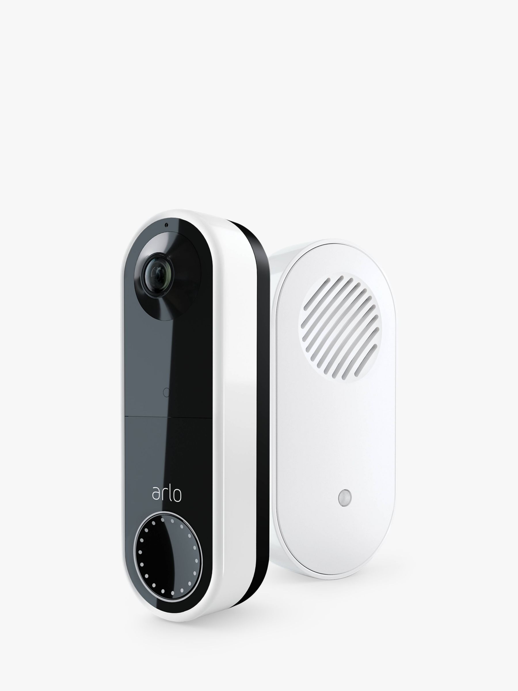 Arlo Essential Smart Video Doorbell, Wire-free, with Chime 2