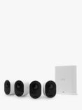 Arlo Ultra 2 Wireless Smart Security System with Four 4K HDR Indoor or Outdoor Cameras, White