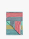 Harlequin Just Keep Trucking Striped Pure Cotton Knitted Blanket, Multi