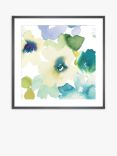 bluebellgray - 'Botanical' Floral Framed Print & Mount, 60 x 60cm, Blue