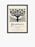 Aubrey Beardsley - 'Art Nouveau Tree' Framed Print, 73.5 x 53.5cm, Black/White