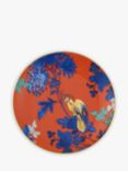 Wedgwood Wonderlust Golden Parrot Bone China Side Plate, 21cm, Orange/Multi