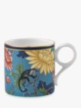 Wedgwood Wonderlust Sapphire Garden Bone China Mug, 280ml, Blue/Multi