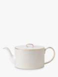 Wedgwood Gio Gold Bone China Teapot, 940ml, White/Gold