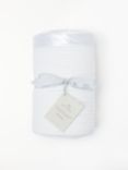 John Lewis Baby GOTS Organic Cotton Cellular Cotbed Blanket, 120 x 100cm, White