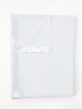 John Lewis Baby GOTS Organic Cotton Cellular Pram Blanket, 90 x 70cm, White