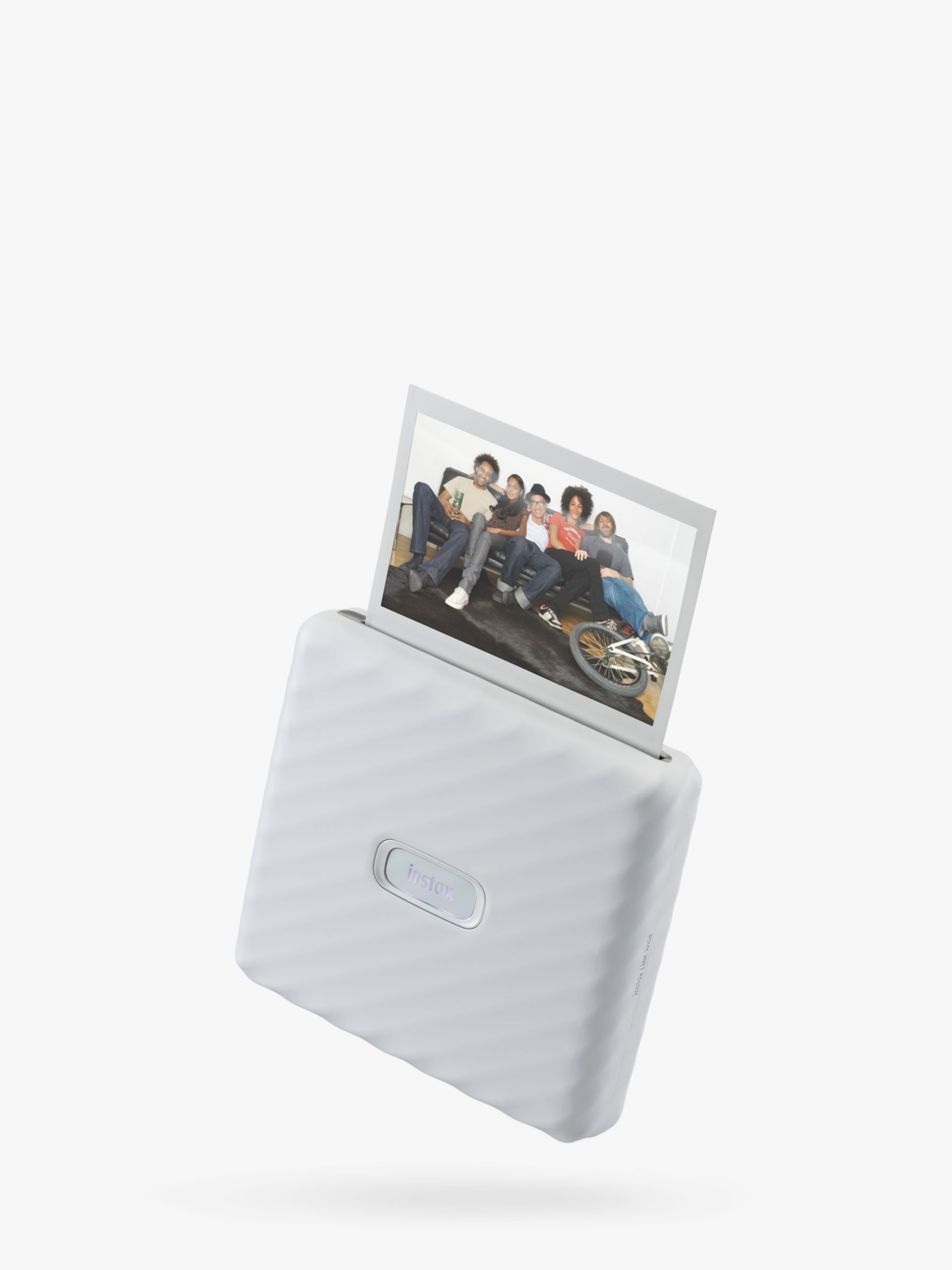spisekammer bag variabel Fujifilm Instax Link Wide Mobile Photo Printer, Ash White