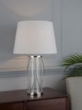 Laura Ashley Beckworth Table Lamp, Polished Nickel