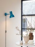 Anglepoise Type 75 Mini Margaret Howell Edition Plug-In Wall Light, Saxon Blue