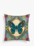 John Lewis + Matthew Williamson Butterfly Cushion, Multi