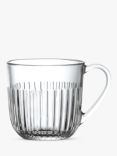 La Rochère Ouessant Small Glass Mug, Set of 6, 270ml, Clear