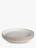 Denby Kiln Stoneware Medium Plate, Set of 4, 21.5cm, Natural