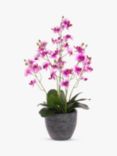 Floralsilk Artificial Orchid, Deep Pink
