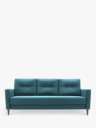 The Fifty Four Range, G Plan Vintage The Fifty Four Large 3 Seater Sofa Bed, Fleck Blue