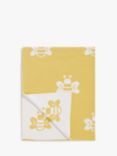 John Lewis Oh My Darling Bee Cotton Reversible Blanket, 100 x 75cm