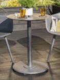 KETTLER Elba 2-Seater Round Garden Bistro Table, 65cm, Charcoal