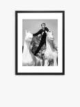 James Dean Framed Photographic Print & Mount, 55.5 x 45.5cm, Black/White