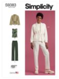 Simplicity Shawl Jacket & Trousers Sewing Pattern S9383