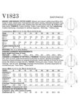 Vogue Misses' Loose Fit Shirt Sewing Pattern V1823