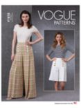 Vogue Misses' Skirt Trousers Sewing Pattern V1815