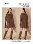 Vogue Misses' Loose Fit Mini Dress Sewing Pattern V1821, A