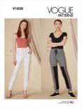Vogue Misses' Ankle Trousers Sewing Pattern V1828, A