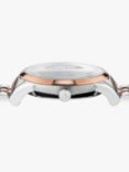 Vivienne Westwood Women's The Wallace Swarovski Crystal Two-Tone Bracelet Strap Watch