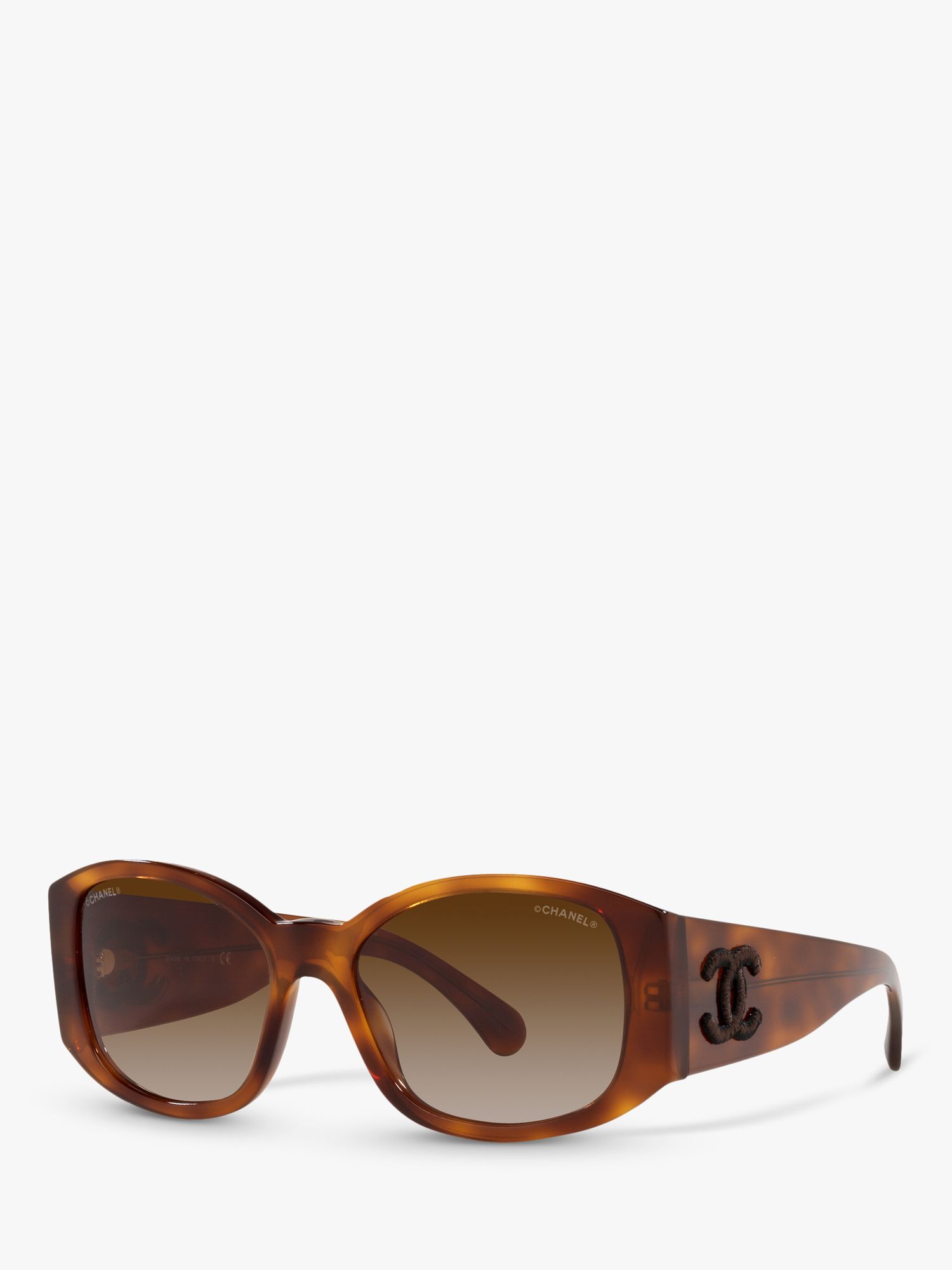 CHANEL Irregular Sunglasses CH5450 Havana/Brown Gradient at John