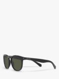 Emporio Armani AR814958 Men's Pillow Sunglasses, Black/Green