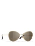 CHANEL Irregular Sunglasses CH4266 Gold/Brown