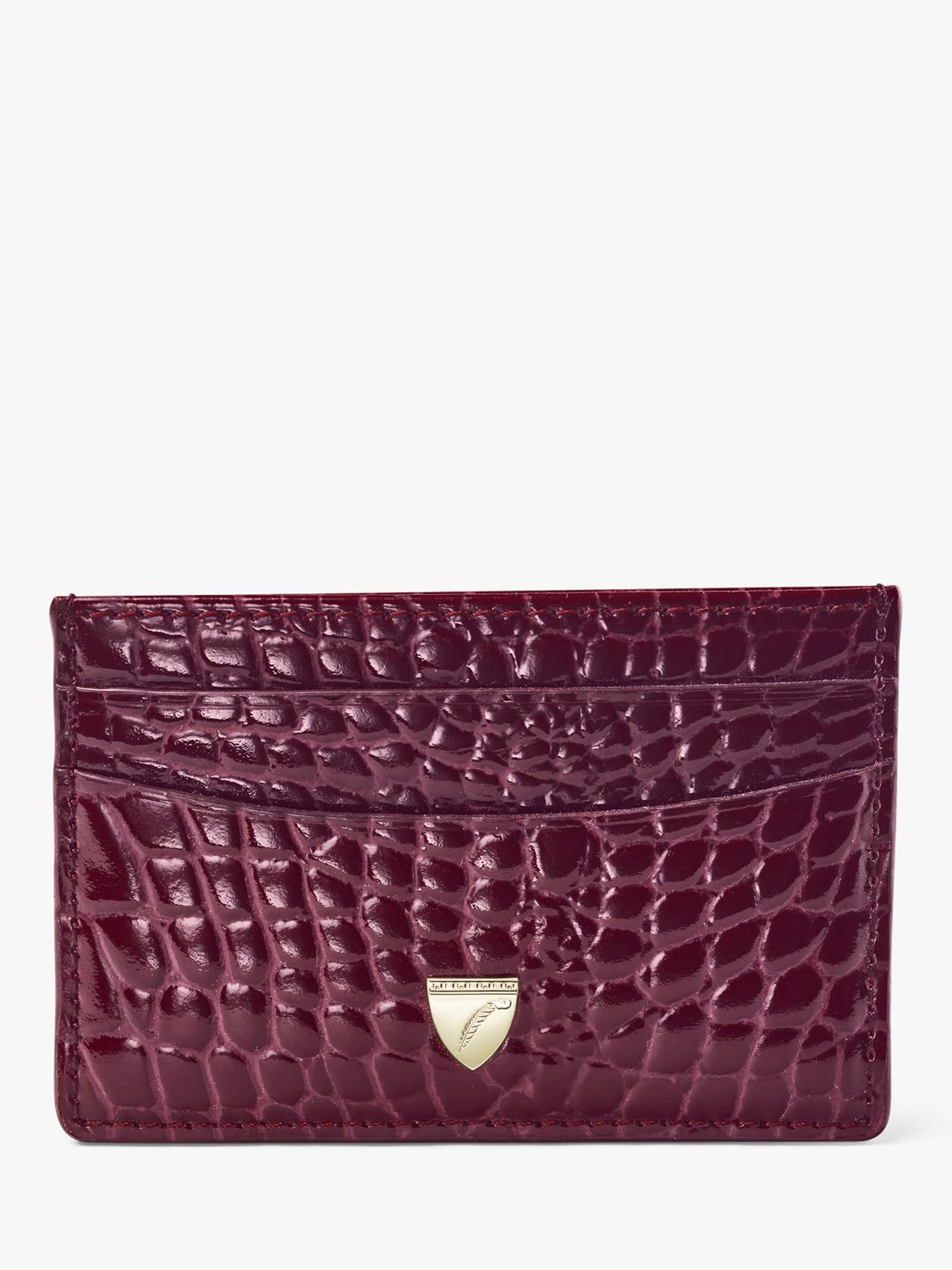 Womens Bags Clutches and evening bags Purple Aspinal of London Leather London Purse in Burgundy 