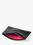 Aspinal of London Croc Leather Slim Credit Card Case