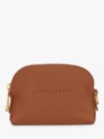 Longchamp Le Foulonné Leather Coin Purse