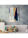 PI Studio - 'Sombre' Abstract Canvas Print, 90 x 60cm, Blue/Multi