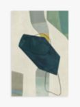 PI Studio - 'Mid-Century' Abstract Canvas Print, 90 x 60cm, Green/Multi
