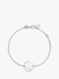 Merci Maman Personalised Pastille Chain Bracelet, Silver