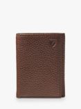 Aspinal of London Pebble Leather Trifold Wallet, Tobacco
